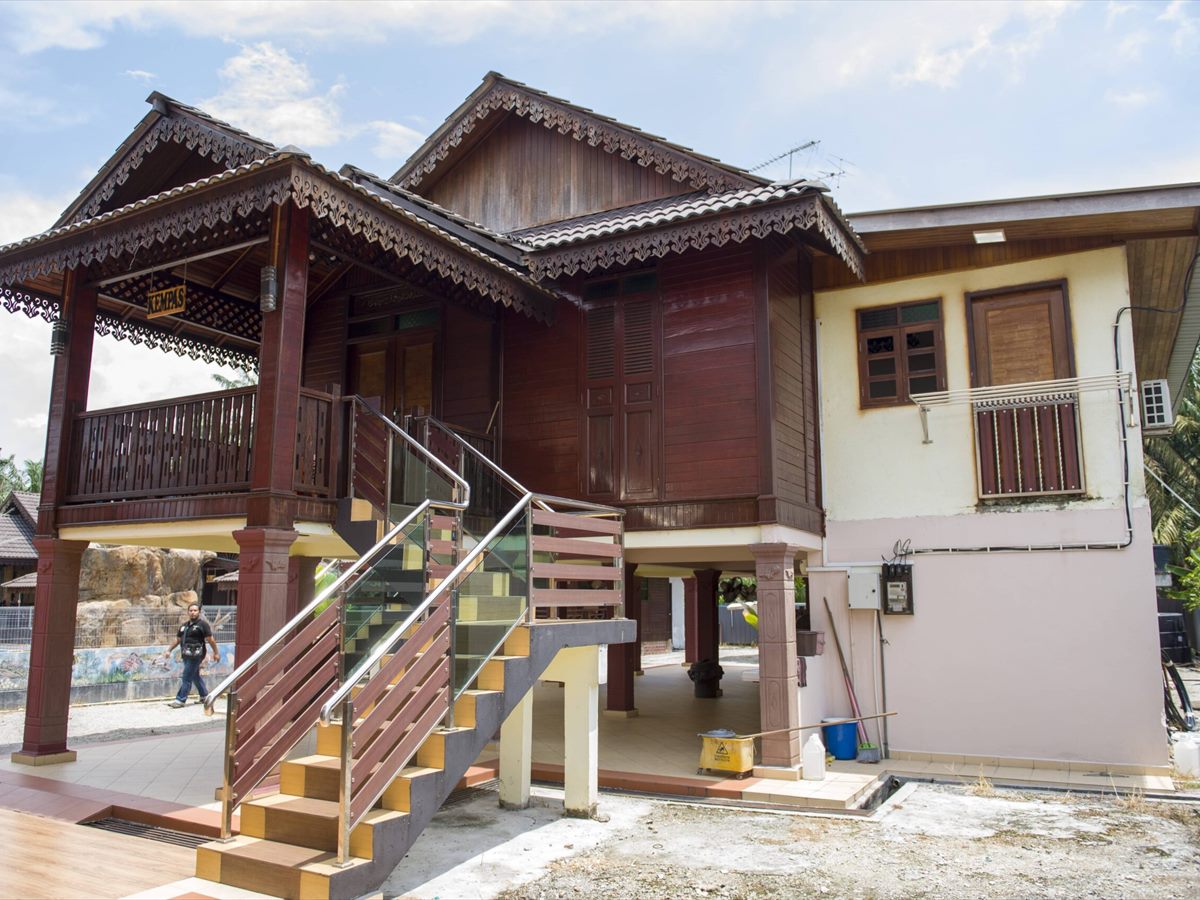 Chalet kayu Barokah Sri Village